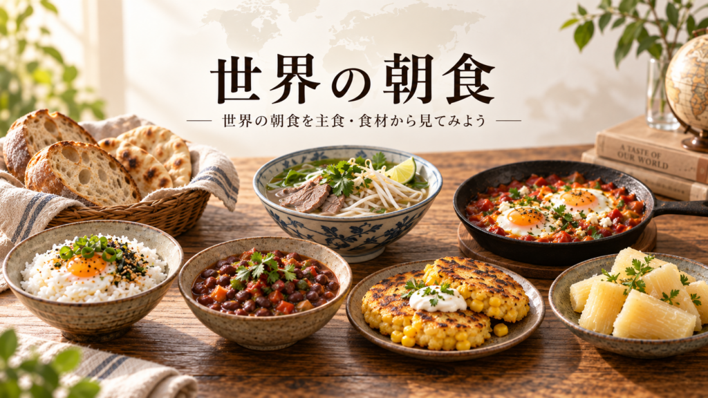 世界では朝ごはんに何を食べる？